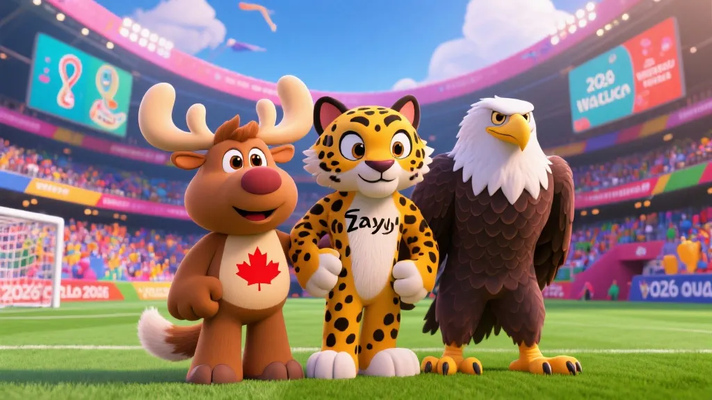 揭秘2026世界杯吉祥物：Maple、Zayu与Clutch背后的文化密码与狂欢寓意